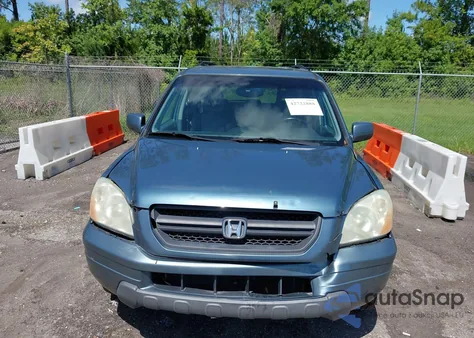 2005 Honda Pilot Ex-L из США, поврежденный, VIN 2HKYF18515H503182